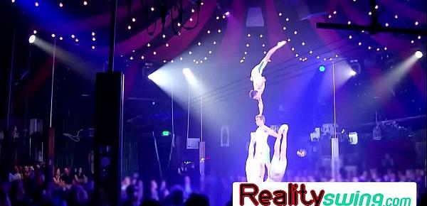  American swinger couples are having a wild swinger orgy and night out!